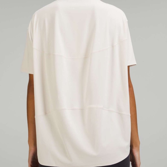 Lululemon Back in Action Short Sleeve T-Shirt *Nulu (White Opal) - Picture 4 of 9